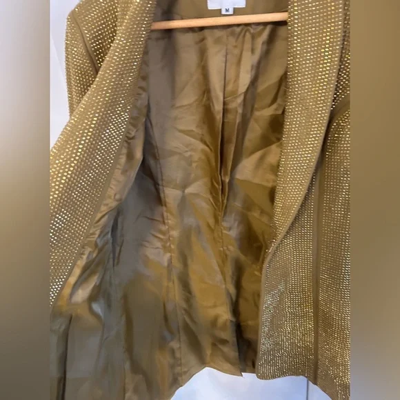 NWOT I AM GIA Moriah blazer in gold - Picture 10 of 13